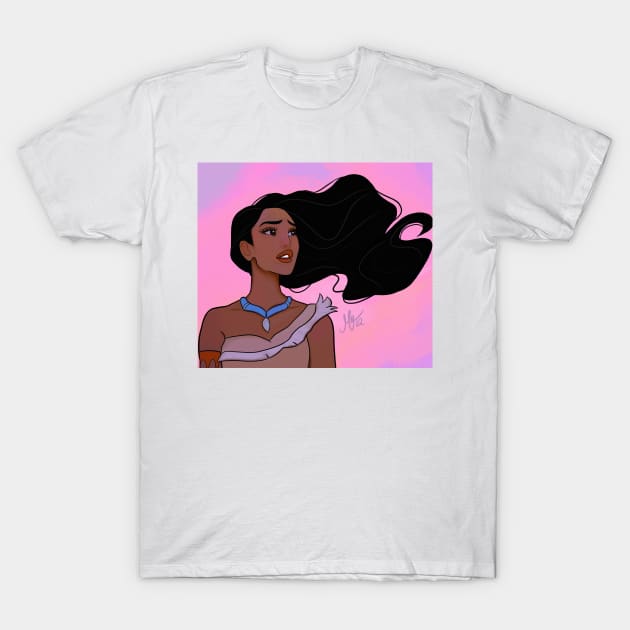 Pocahontas-colors of the wind T-Shirt by Artof.fer